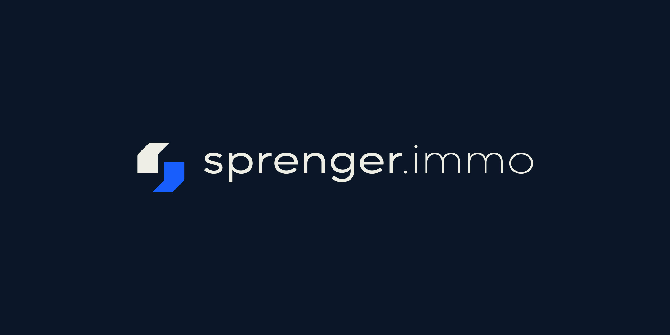 Logo für sprenger.immo, Teil der Sprenger Unternehmensgruppe