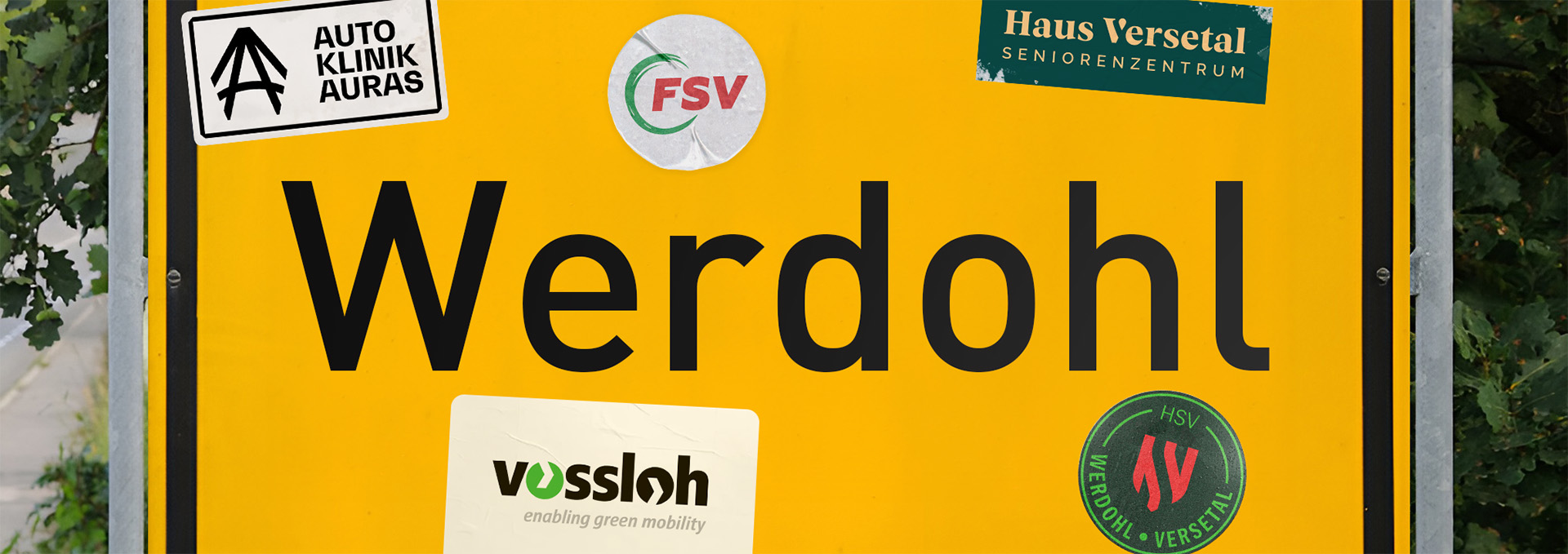 Ortsschild / Stra&szlig;enschild Werdohl