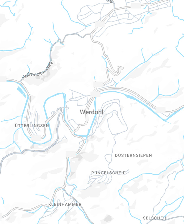 Kartenansicht von Werdohl
