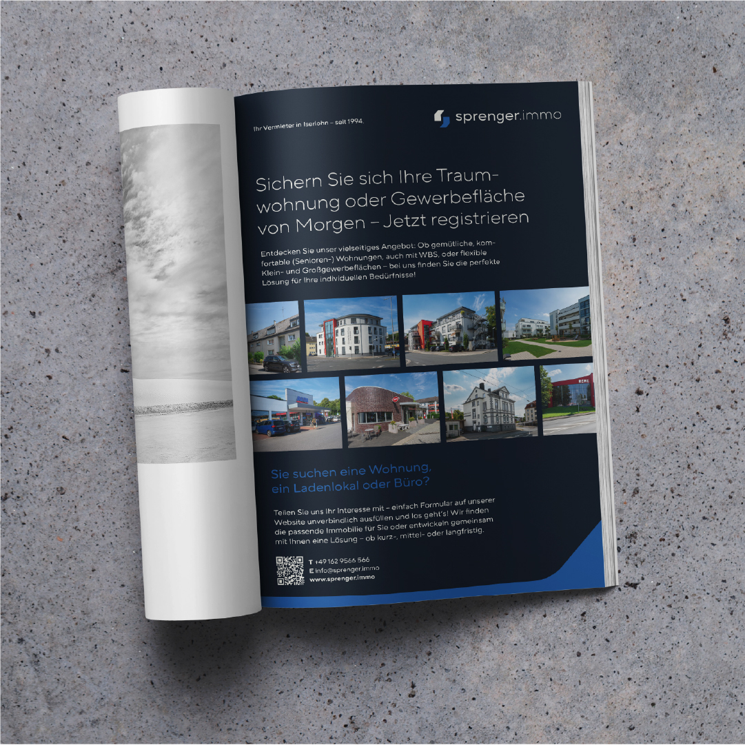 Printanzeige in Magazin